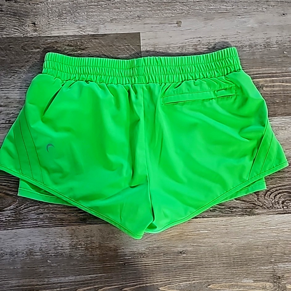 ZYIA Womens Sport Athletic green short Size Small